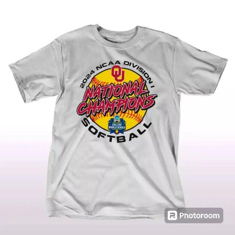 Oklahoma Sooners Champion 2024 Softball Womens College World Shirt